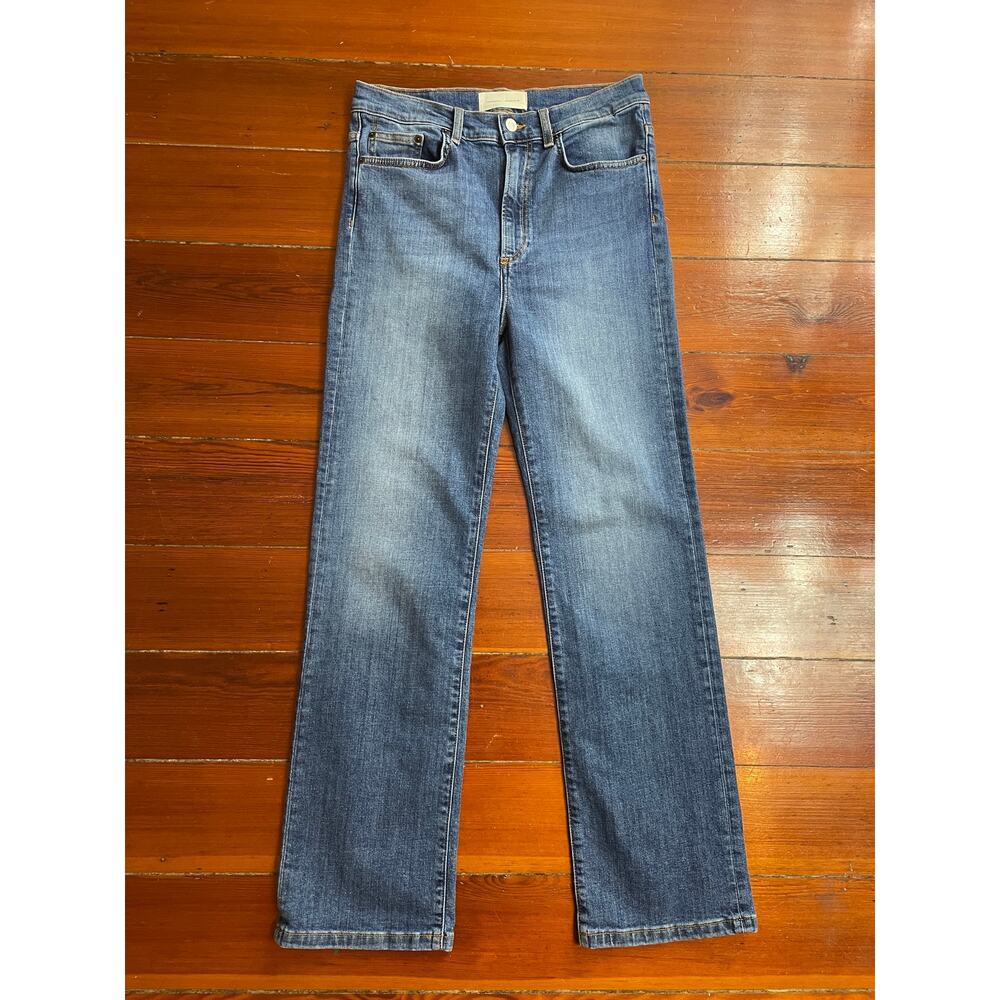 Jeanerica EW004 Mid Vintage Jeans Womens 29/32 Straight Leg Organic
